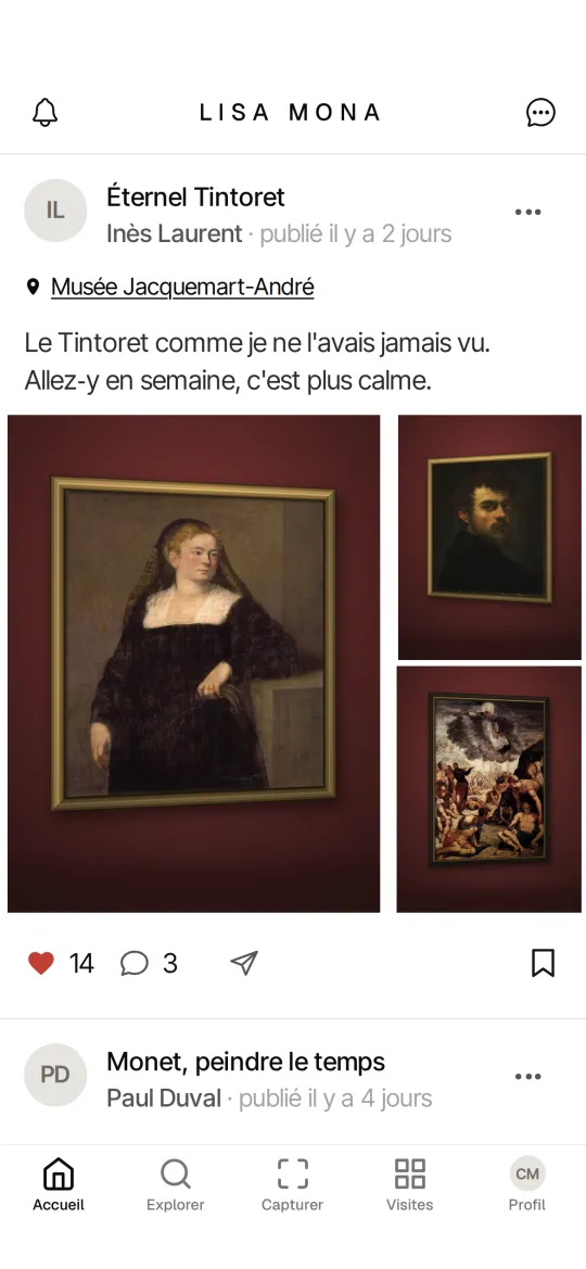 Fil des visites d'amis : l'expo Éternel Tintoret au Musée Jacquemart-André, avec un commentaire et des œuvres.